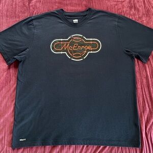 Nike John McEnroe Vintage Neon Logo NikeFit shirt XXL rare